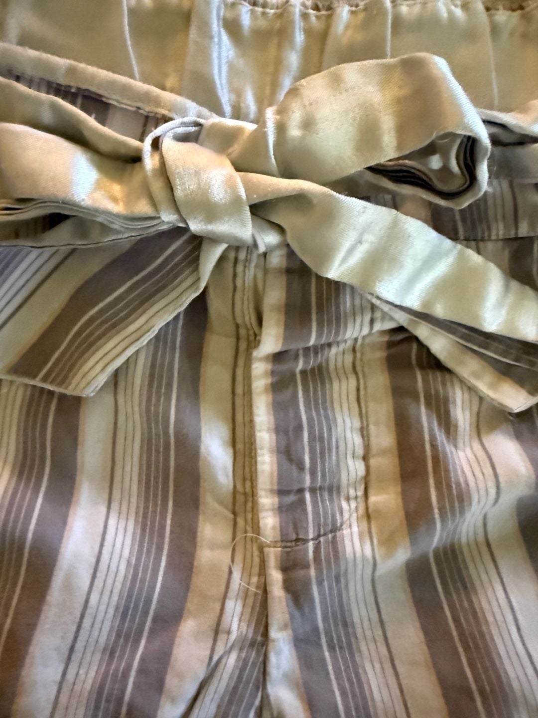 Victoria's Secret Striped Pants Size L Pajama Lounge 2