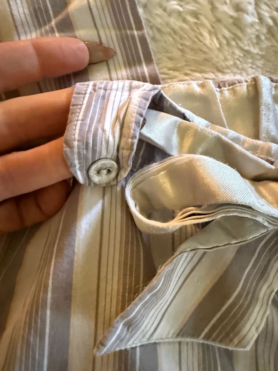 Victoria's Secret Striped Pants Size L Pajama Lounge 3