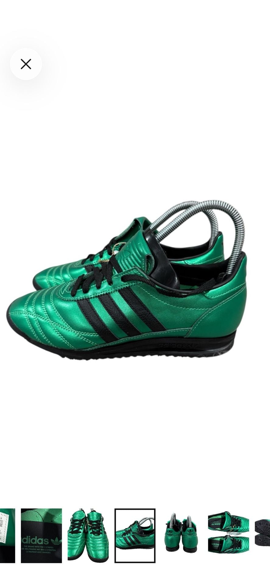 Adidas SL 72 LT OG Size 7 Semi Screaming Green Black Sneakers 7