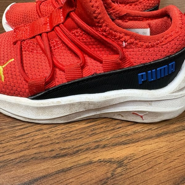Puma Softride One4All Slip-On Sneakers Size 6C Red
