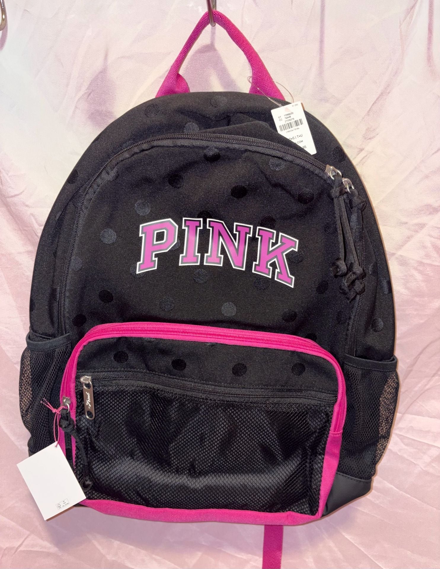 PINK Victoria's Secret Classic Backpack Black 2