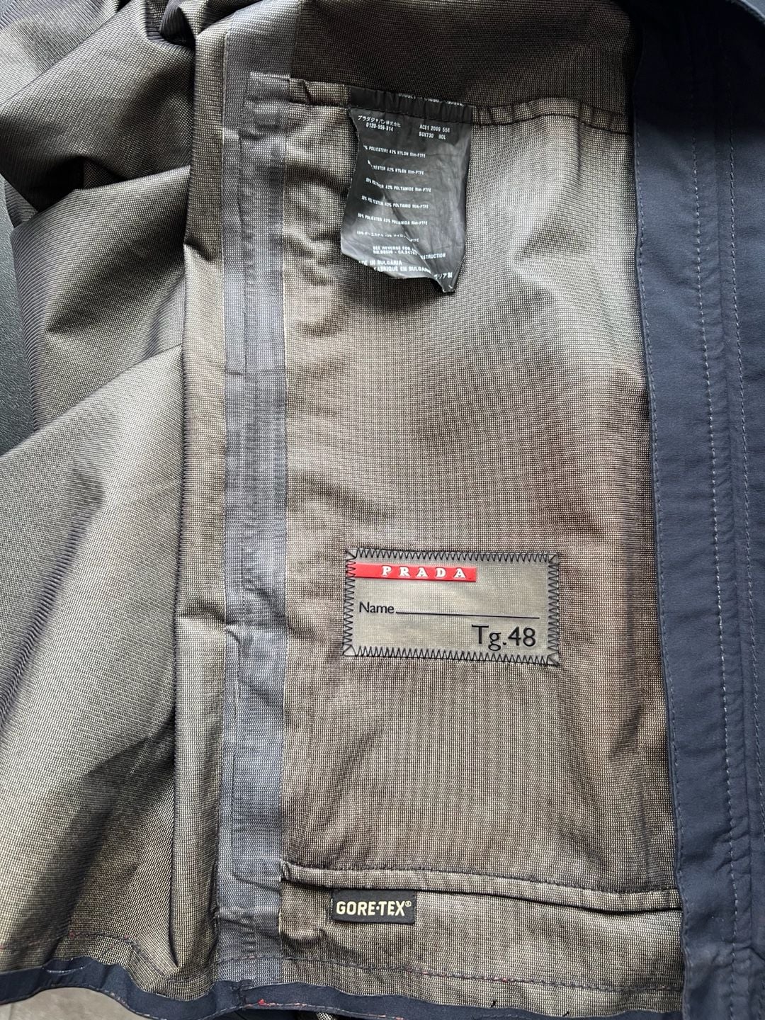 Prada Sport Men’s 48 GORE-TEX Jacket Linea Rossa Red Tab Archive 8