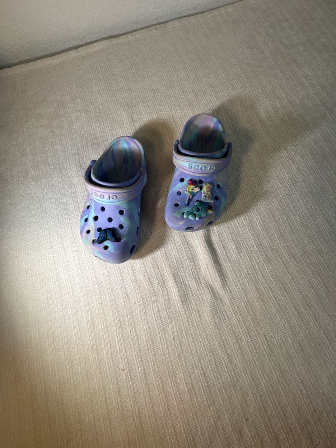 Crocs Classic Marbled Clog Size C11 Kids Purple Multi 2