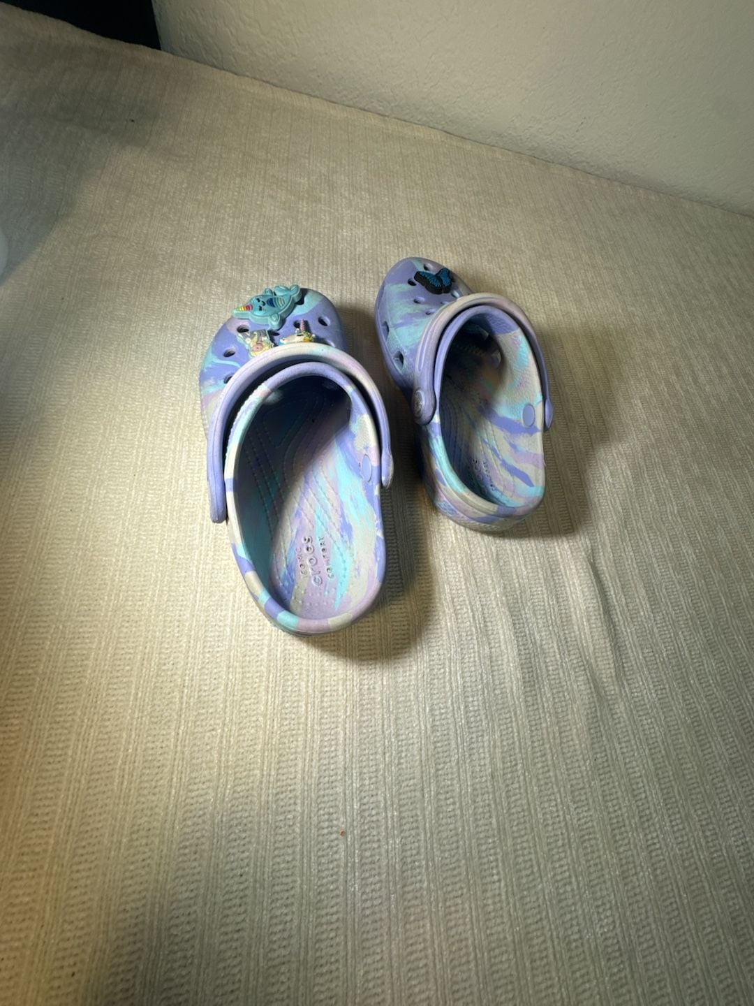 Crocs Classic Marbled Clog Size C11 Kids Purple Multi 5