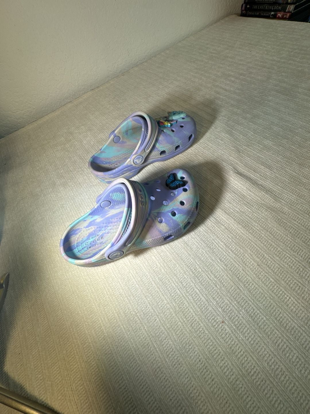 Crocs Classic Marbled Clog Size C11 Kids Purple Multi 6