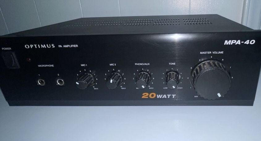 Optimus MPA-40 20 Watt PA Amplifier 3