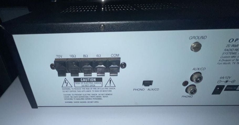 Optimus MPA-40 20 Watt PA Amplifier 5
