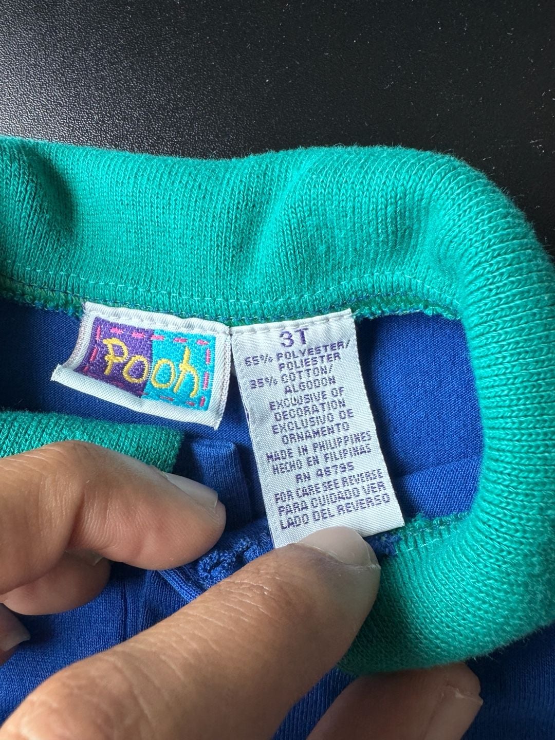 Vintage 1990's Winnie The Pooh Boys 3T Stitched On Shirt with Collar 2