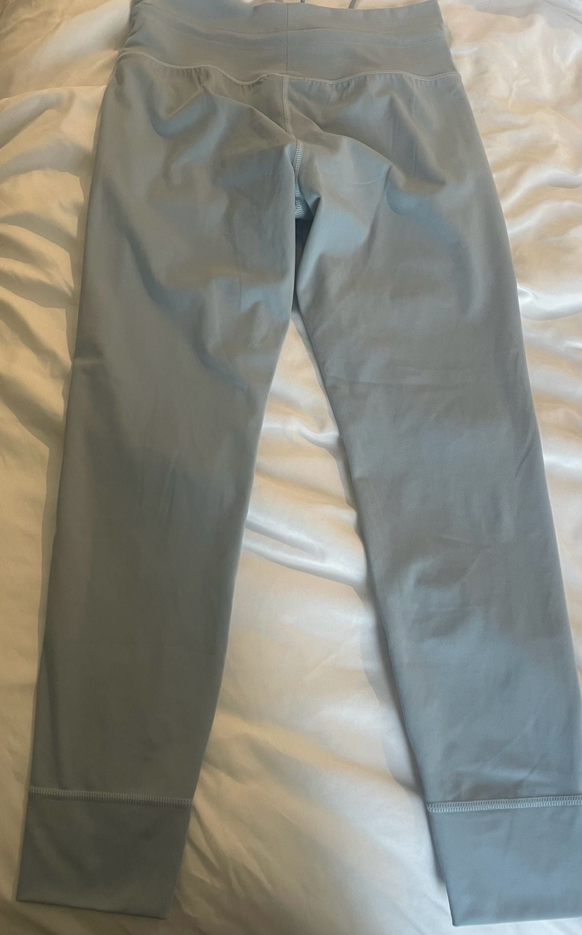 GB Leggings Size M Dusty Blue Drawstring Athletic Pants 7