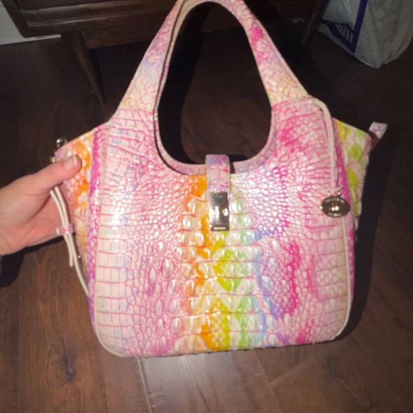 Brahmin Small Carla Optimism Melbourne Leather Handbag