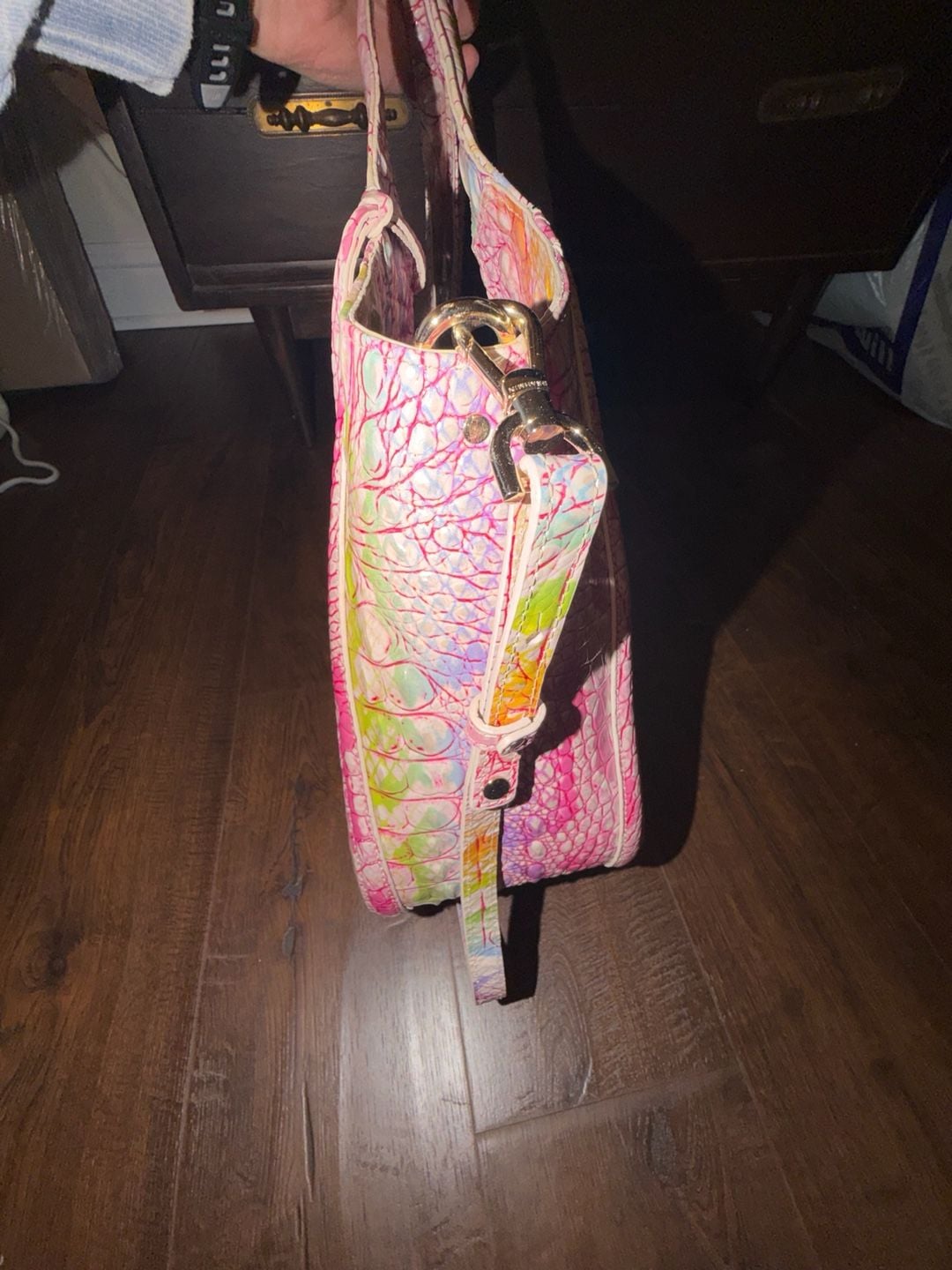 Brahmin Small Carla Optimism Melbourne Leather Handbag 7