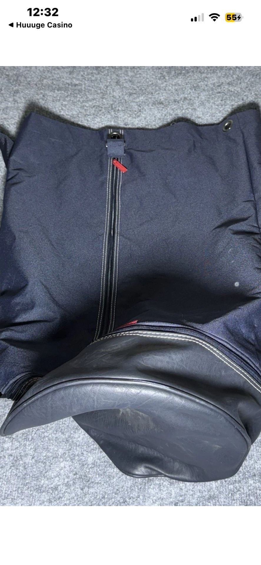 Christian Dior Fahrenheit Large Navy Canvas Duffle Bag 3