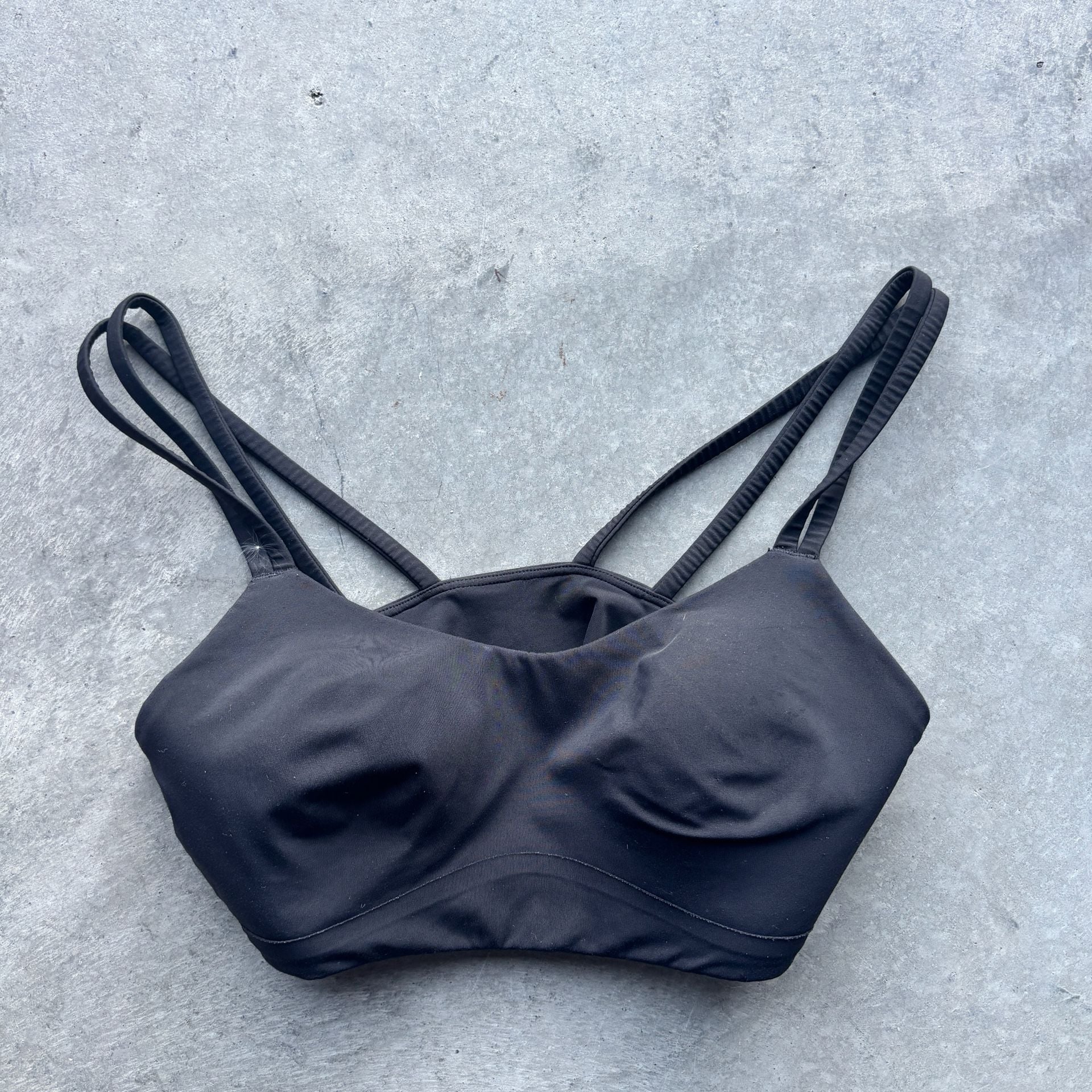 Lululemon Like a Cloud Sports Bra Black Double Straps 2
