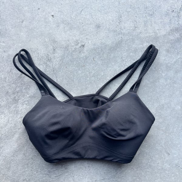 Lululemon Like a Cloud Sports Bra Black Double Straps