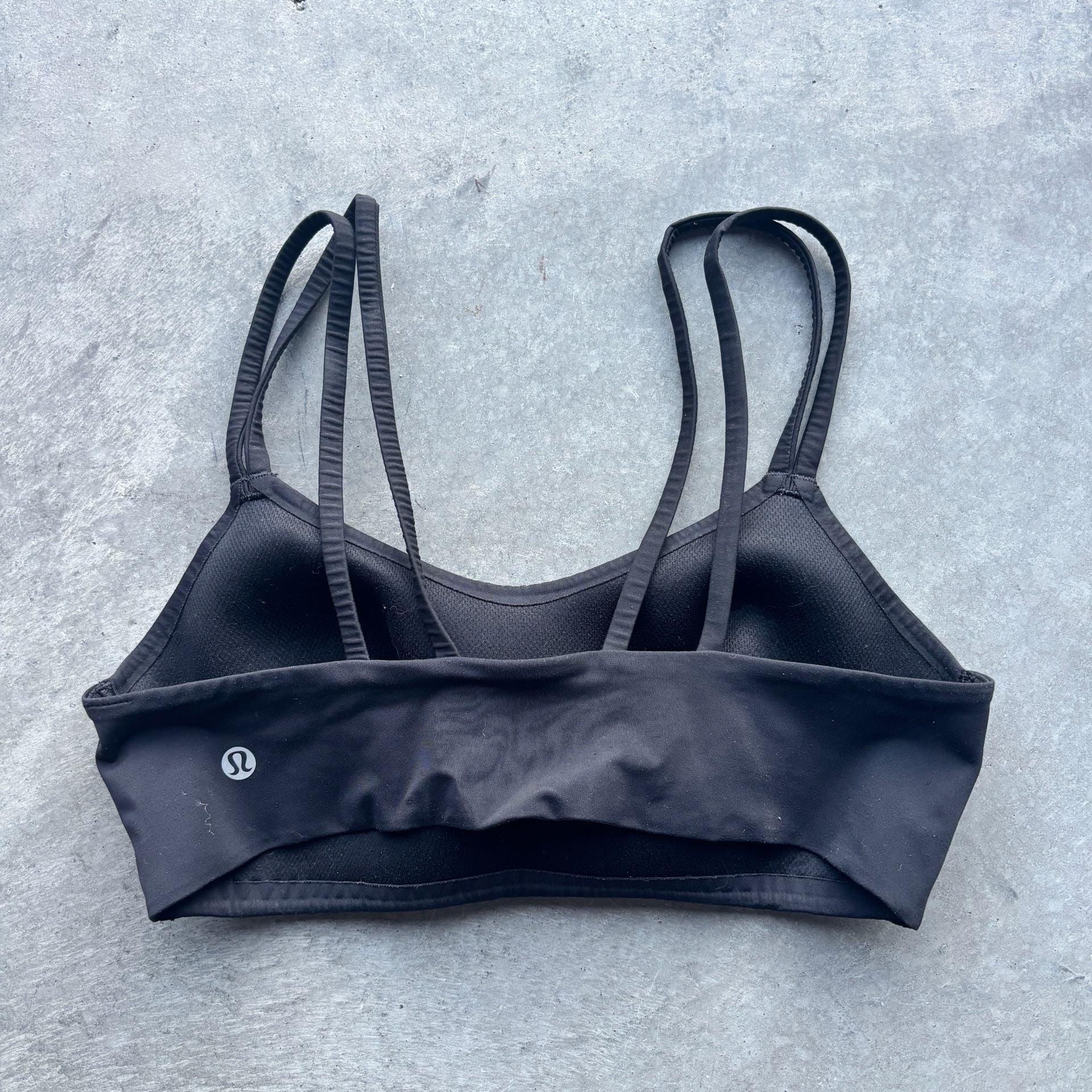 Lululemon Like a Cloud Sports Bra Black Double Straps 3