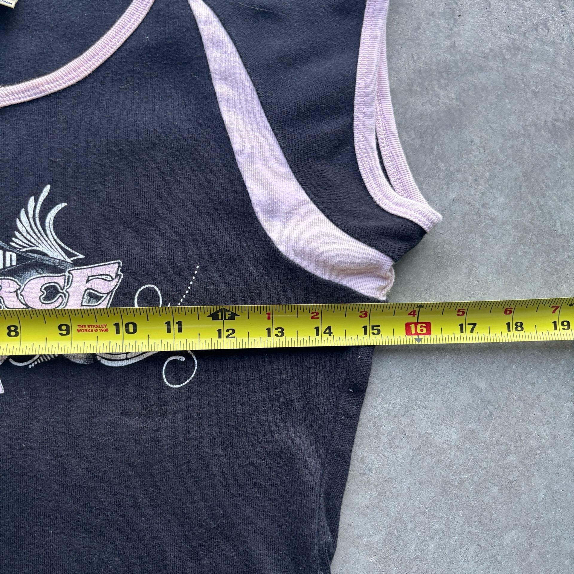 2000’s Y2K John Force Racing Tank Top Baby T-Shirt NHRA Size M 5