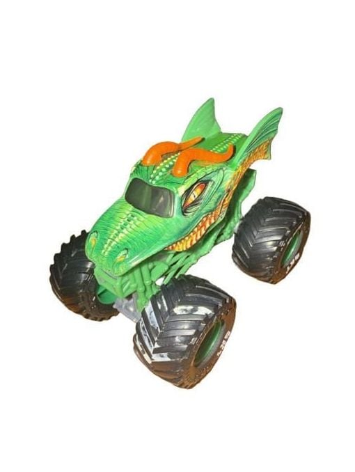 Hot Wheels Monster Jam 1.64 Lot of 2 Dragon and Diecast Blue Truck
6