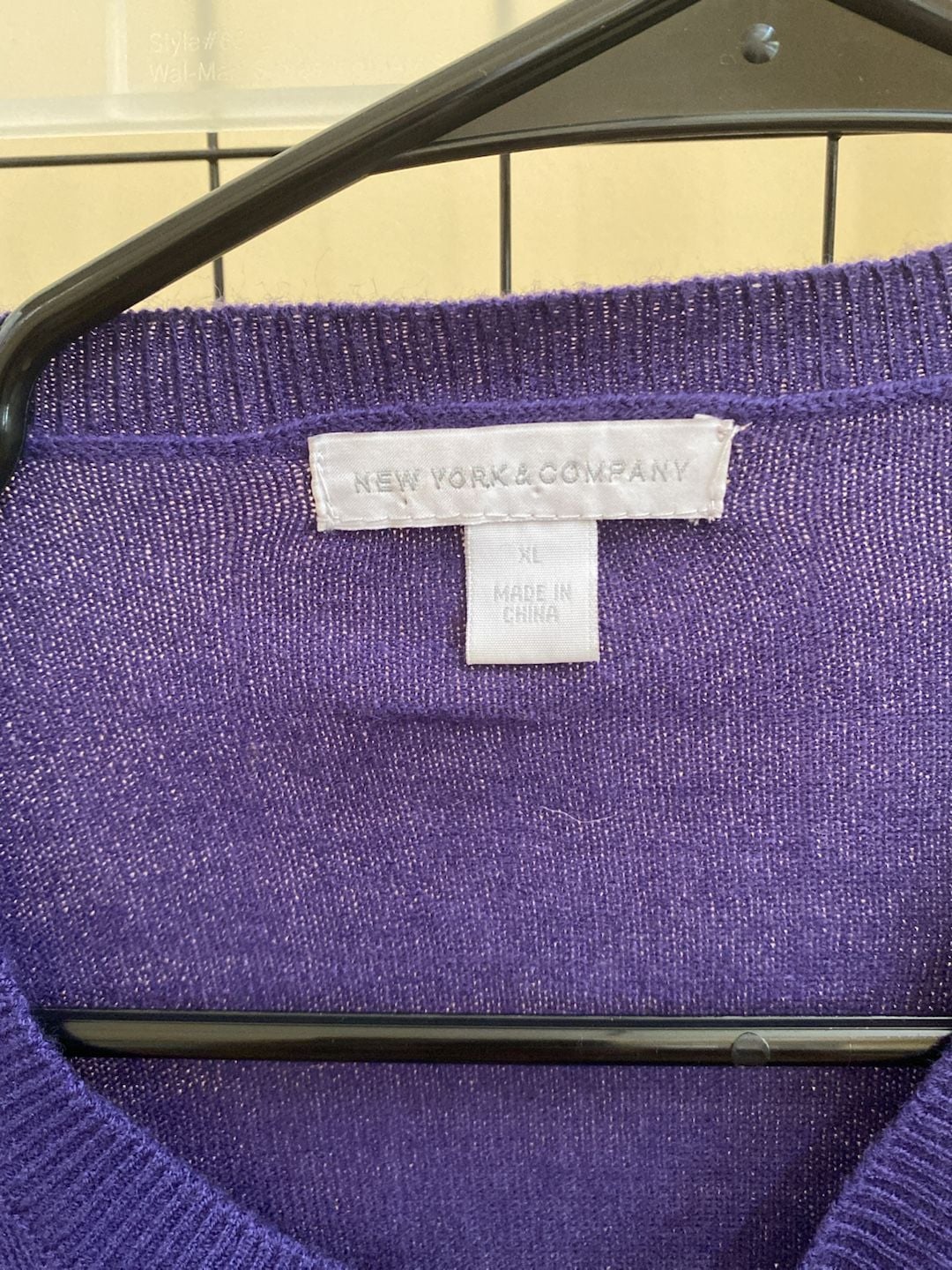 New York & Company Cardigan Size XL Purple Ruched Button Down 4