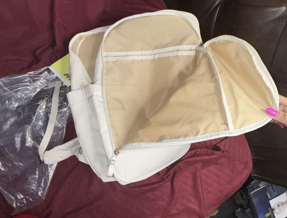 All in Motion Travel 15-Inch Laptop Backpack Ivory 6