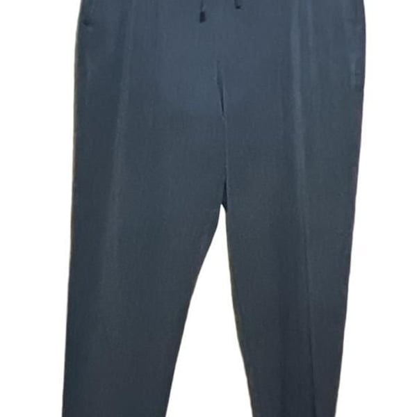 Nine West Jogger Size XL Gray Drawstring Pants