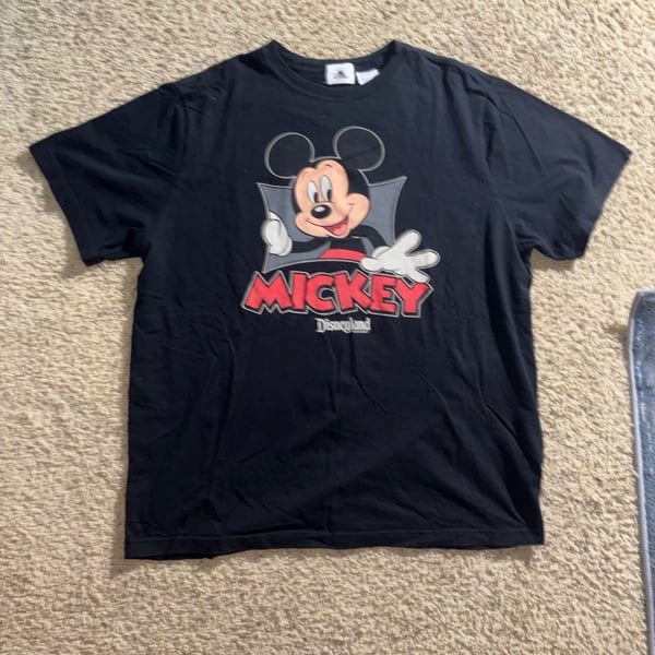 Disney Disneyland Mickey Mouse T-Shirt Black
