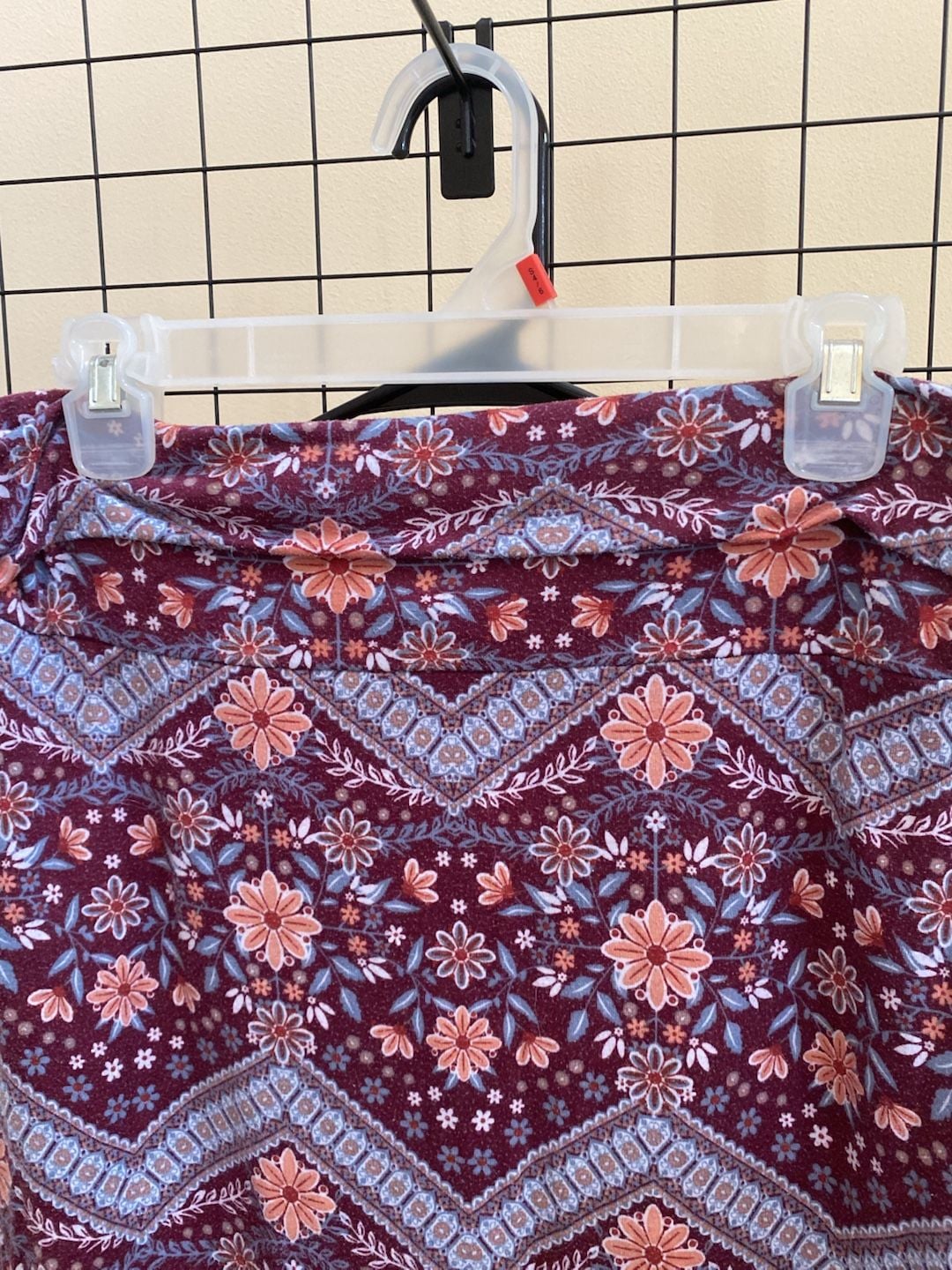 Joe B Maxi Skirt Size X-Large Floral Print Foldover Waist 4