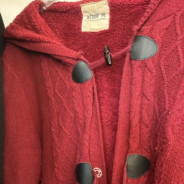 Hooded Cardigan Kala Acana Brick – ,