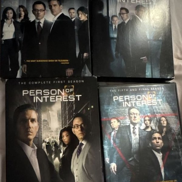 Person of Interest Seasons 1 2 3 and 5 DVD Blu-ray Lot