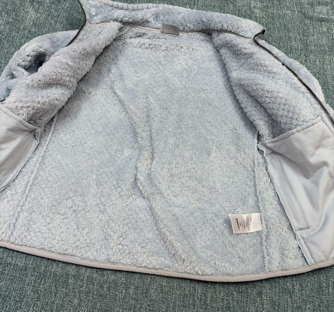 Columbia Fire Side II Sherpa Full Zip Jacket Size XS Light Blue 7