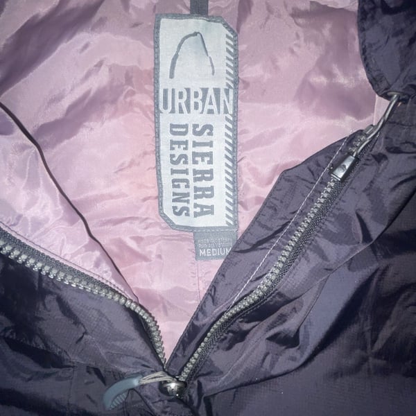Urban Sierra Designs Jacket Size Medium Black Nylon