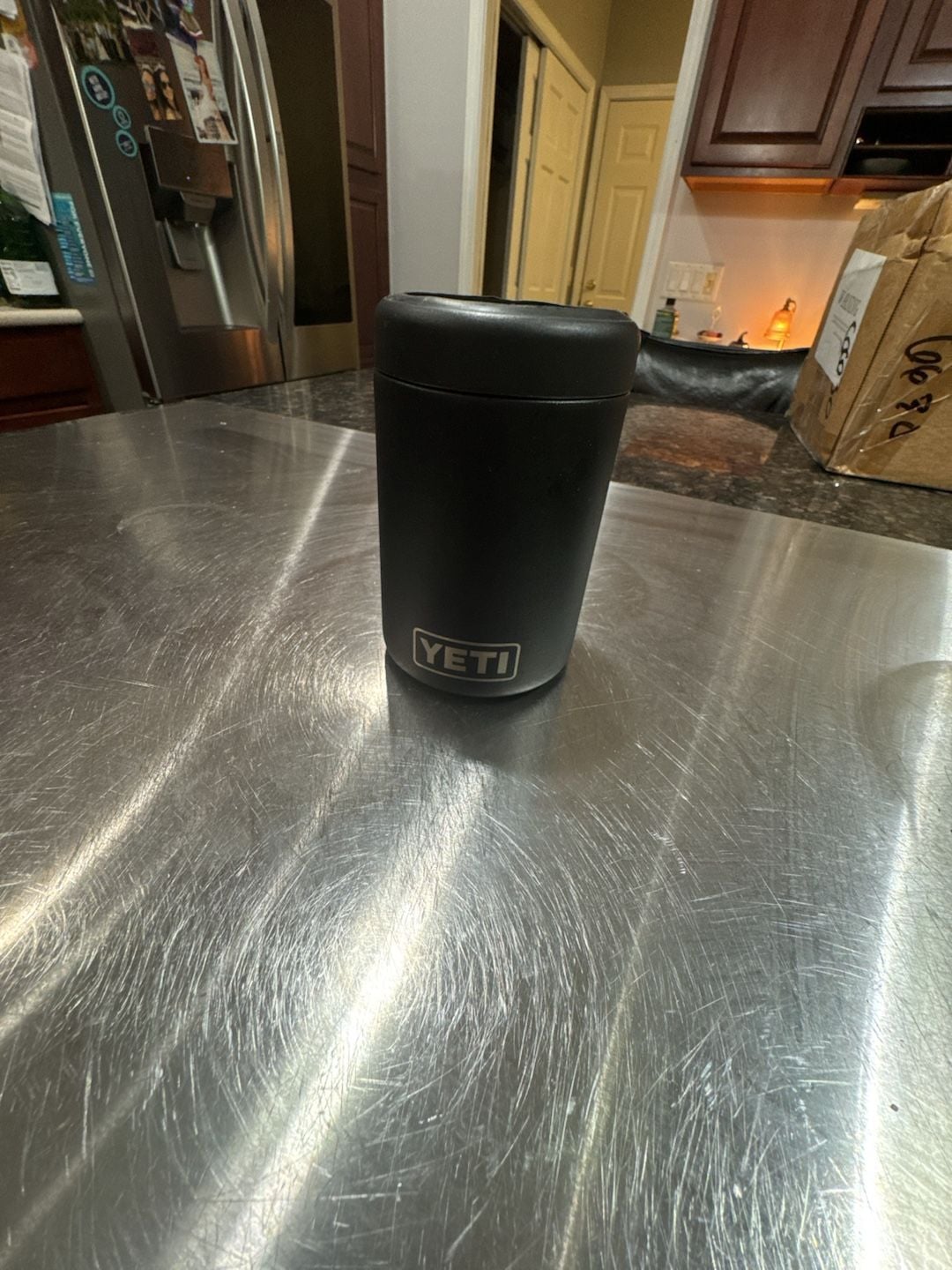 YETI Rambler 12 oz Colster Can Cooler Black 1