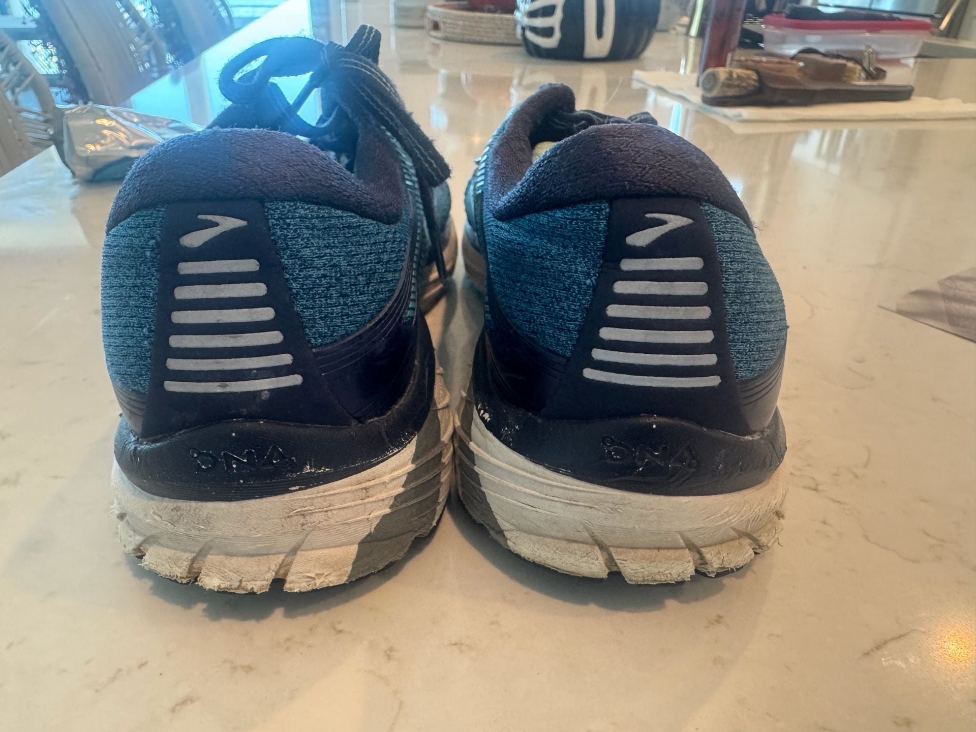 Brooks Adrenaline GTS 18 Running Shoes Blue Teal 4