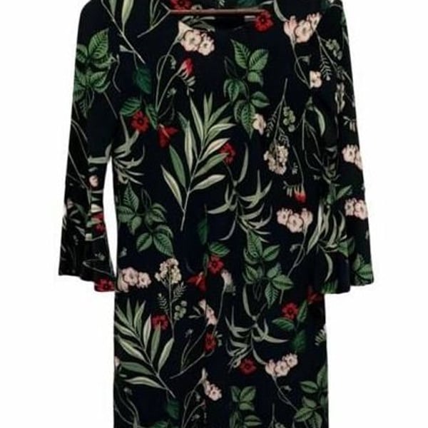Tommy Hilfiger Floral Bell Sleeve Dress Size 10