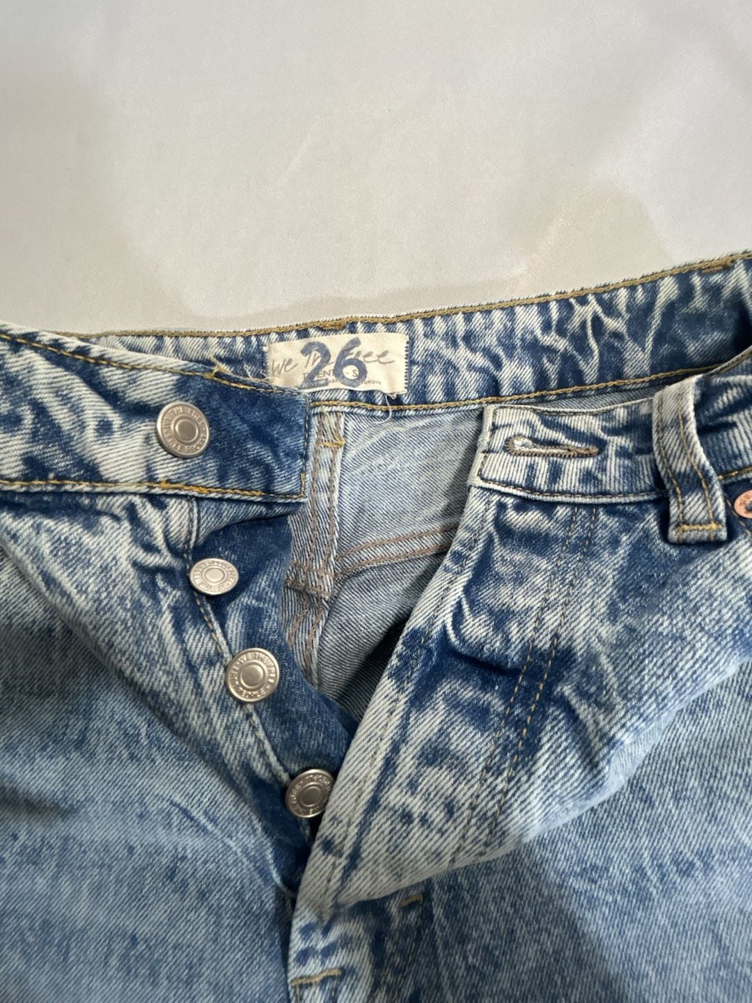 We The Free Jeans Size 26 Acid Wash Denim (319)
3