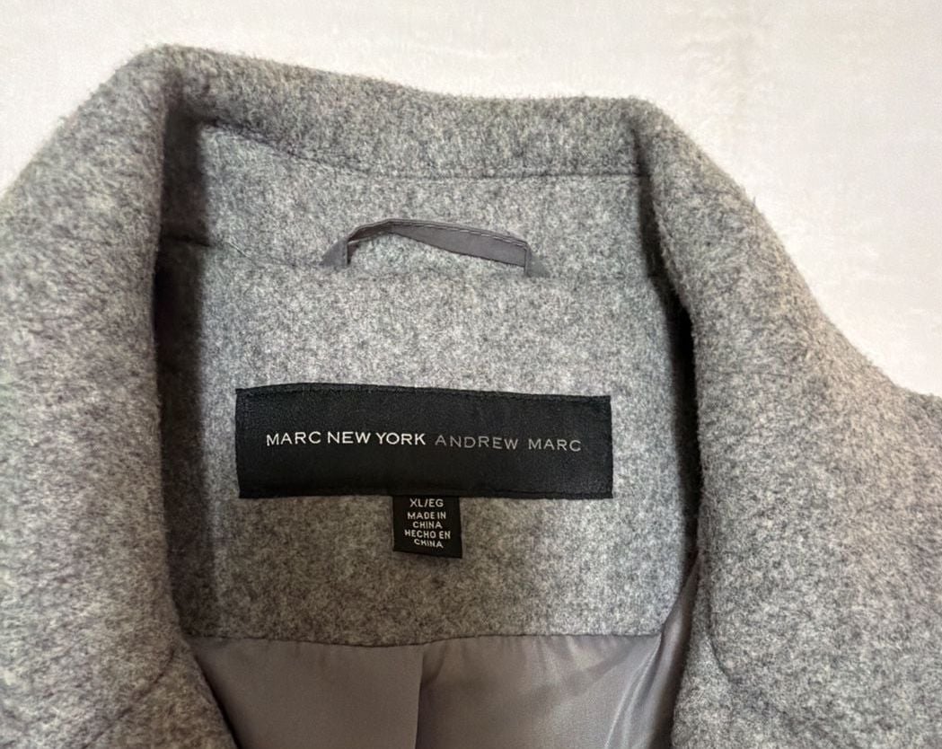 Marc New York Andrew Marc Peacoat Size XL Light Grey 3