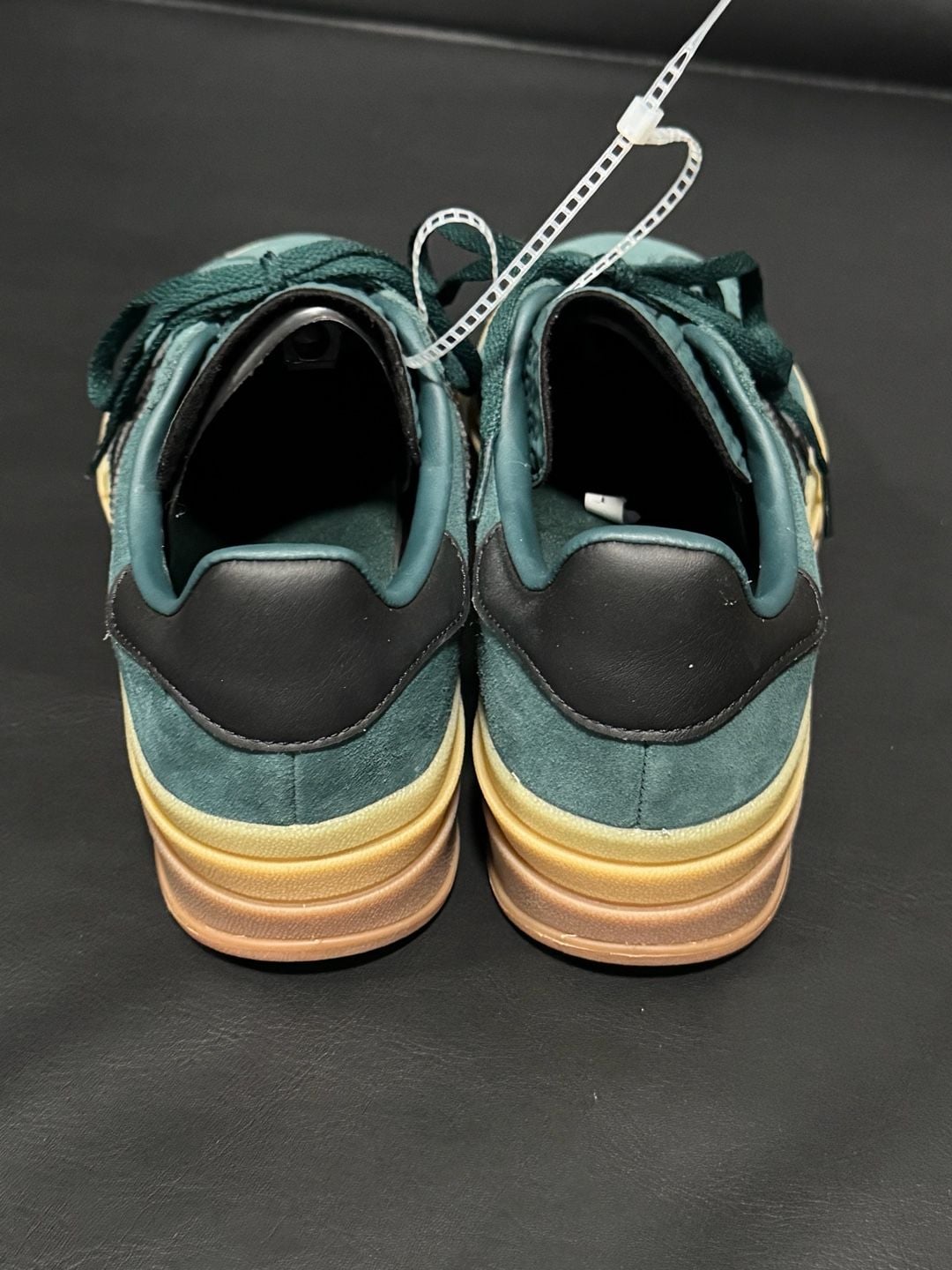 Adidas Gazelle Bold Pine Green JQ3583 Platform Sneakers Youth 6.5 6
