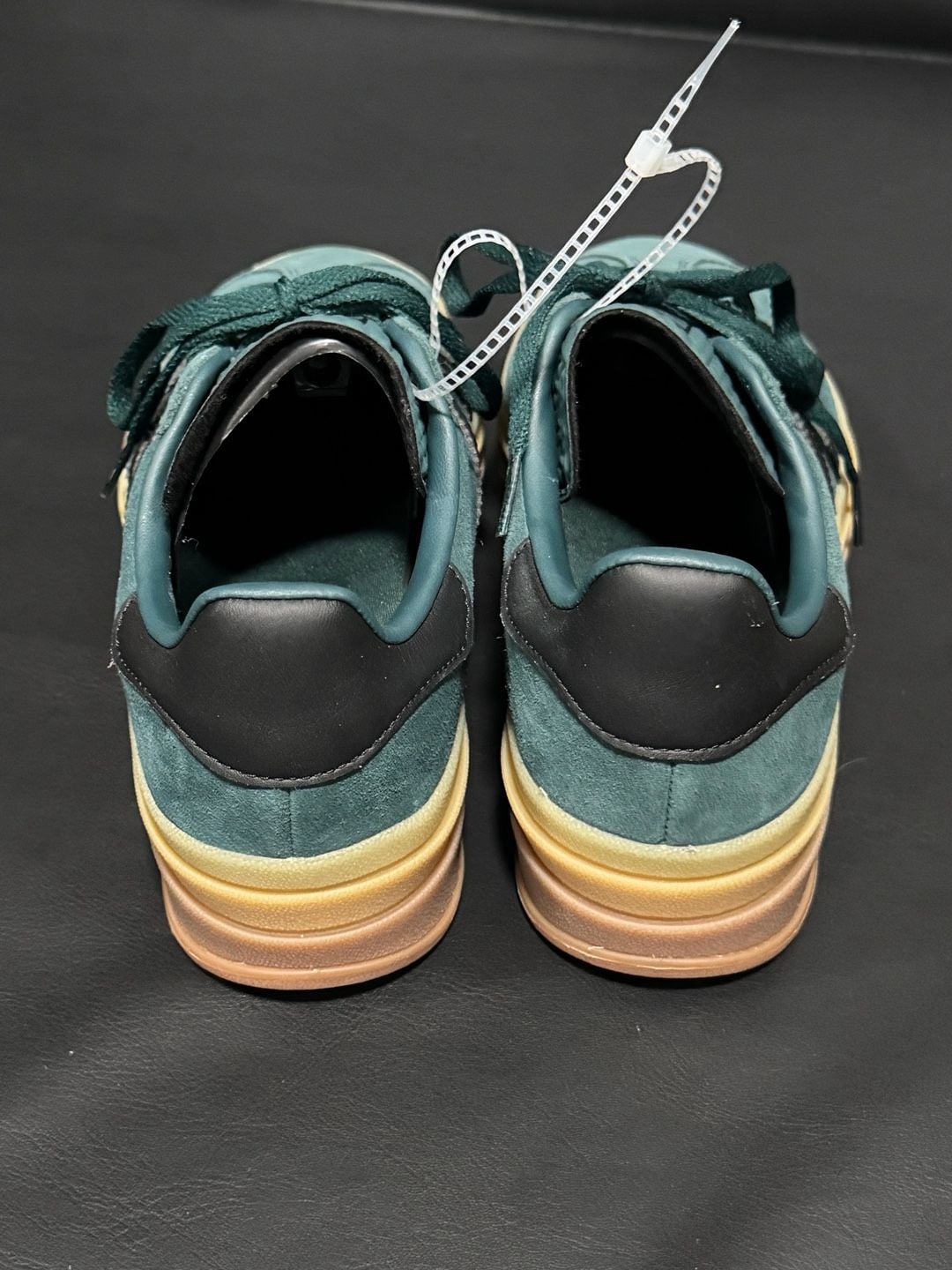 Adidas Gazelle Bold Pine Green JQ3583 Platform Sneakers Youth 6.5 7