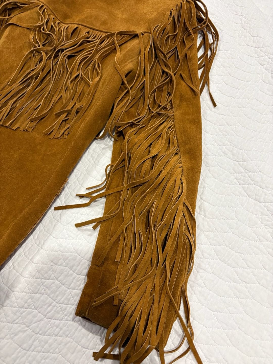 Vintage Schott NYC Suede Fringe Jacket Men’s 40 Brown Western Made in USA 11