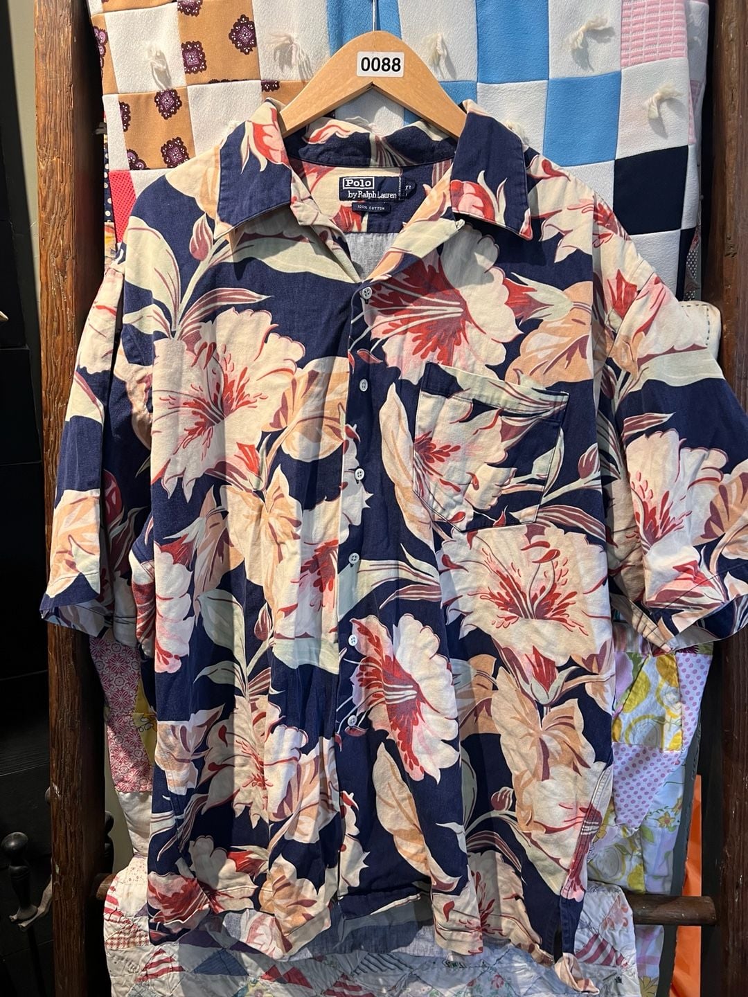 Polo By Ralph Lauren Aloha Shirt XL Botanical Floral Print 2