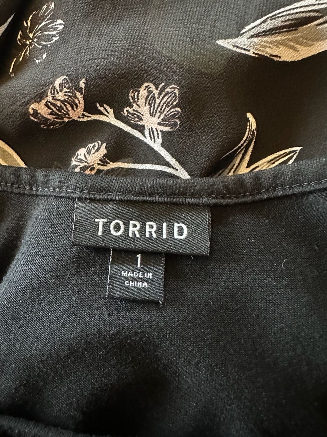 Like NEW! Torrid Maxi Dress Size 1 (XL) Black Floral Chiffon Sleeveless 3