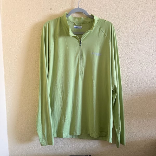 Columbia Men's Endless Trail Half Zip Mesh Long Sleeve