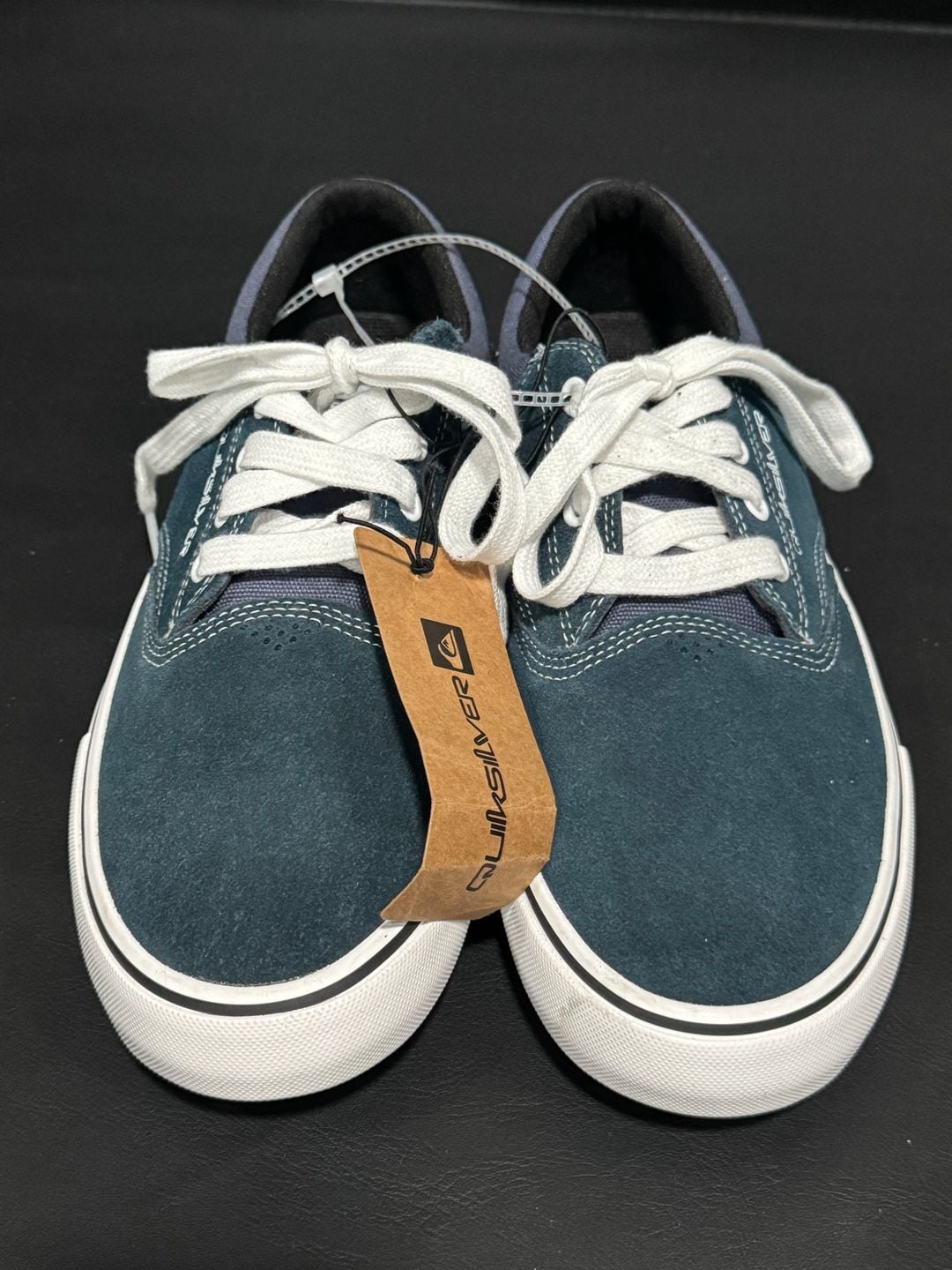 Quiksilver Aerial Size 8.5 Blue Leather Skate Shoes Sneakers 3