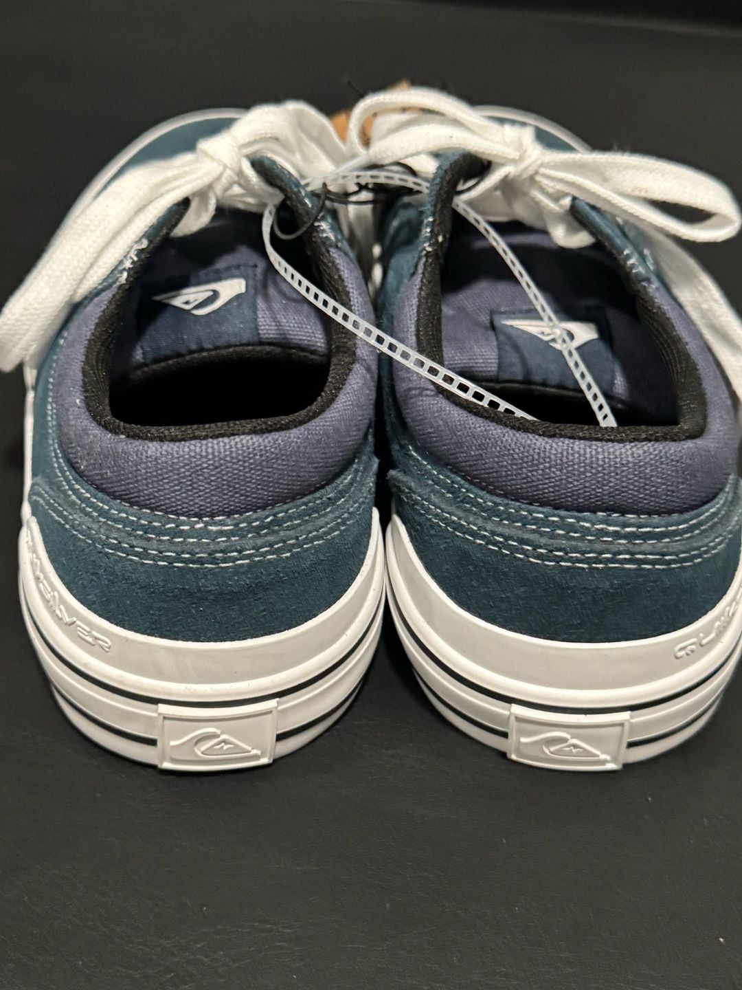 Quiksilver Aerial Size 8.5 Blue Leather Skate Shoes Sneakers 5
