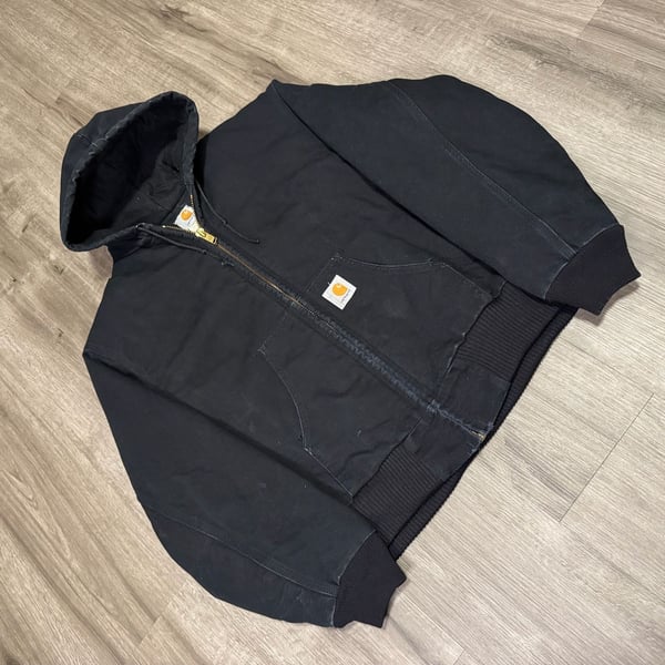 Vintage 2002 Carhartt JO4 Active Jacket Faded Black XL

