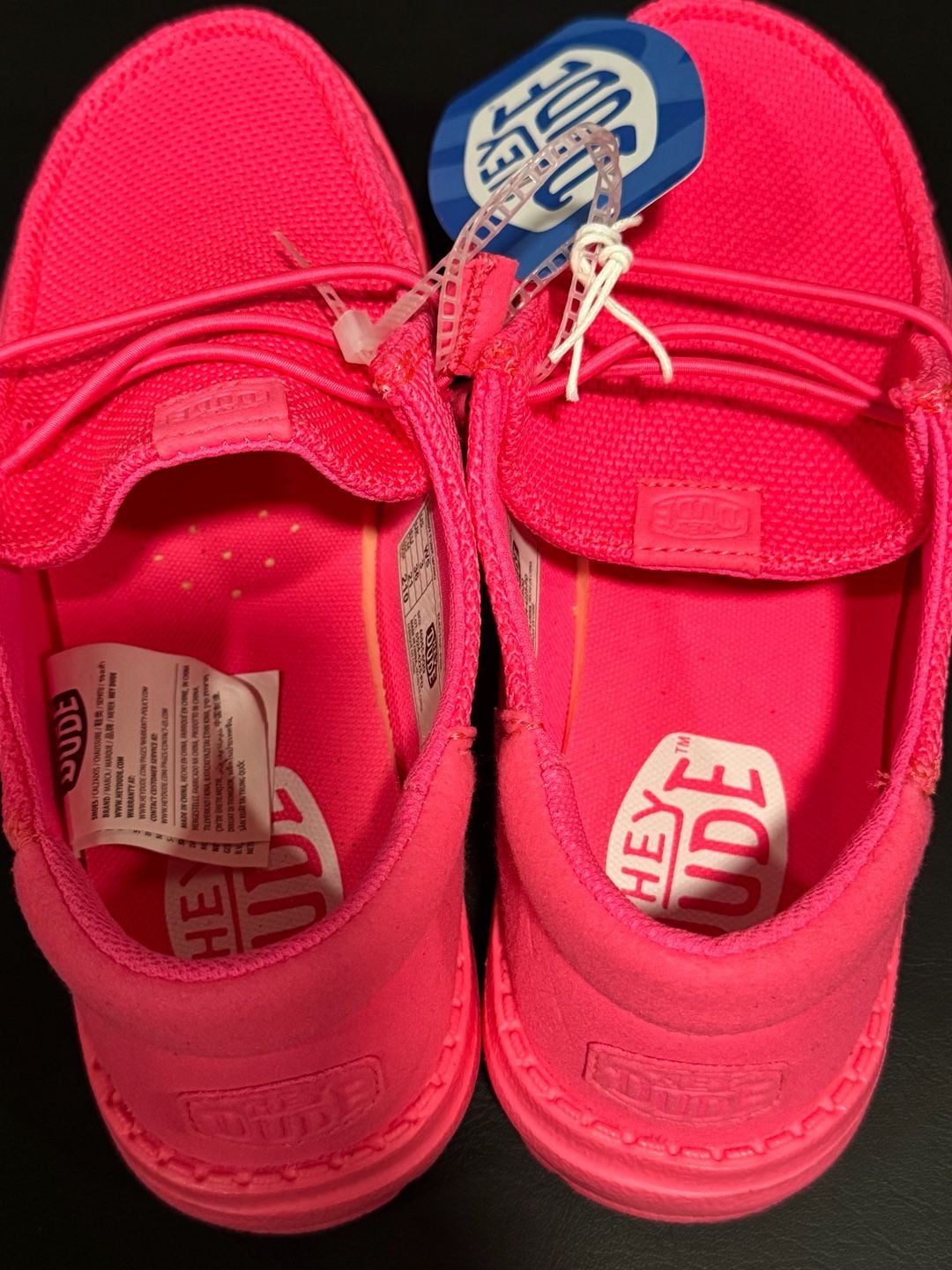 Hey Dude Wendy Funk Mono Size W5 Electric Pink Slip-On Casual Shoes 5