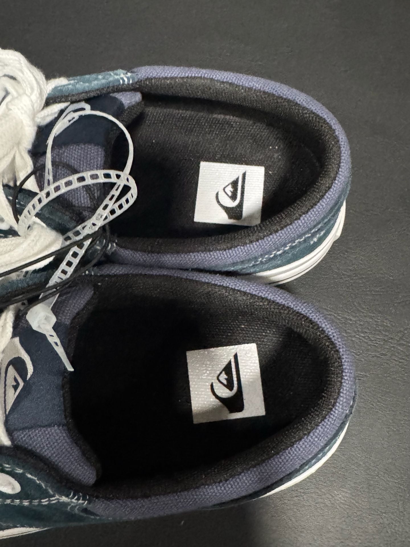Quiksilver Aerial Shoes Size 8 Blue Leather Skate Sneakers New 5