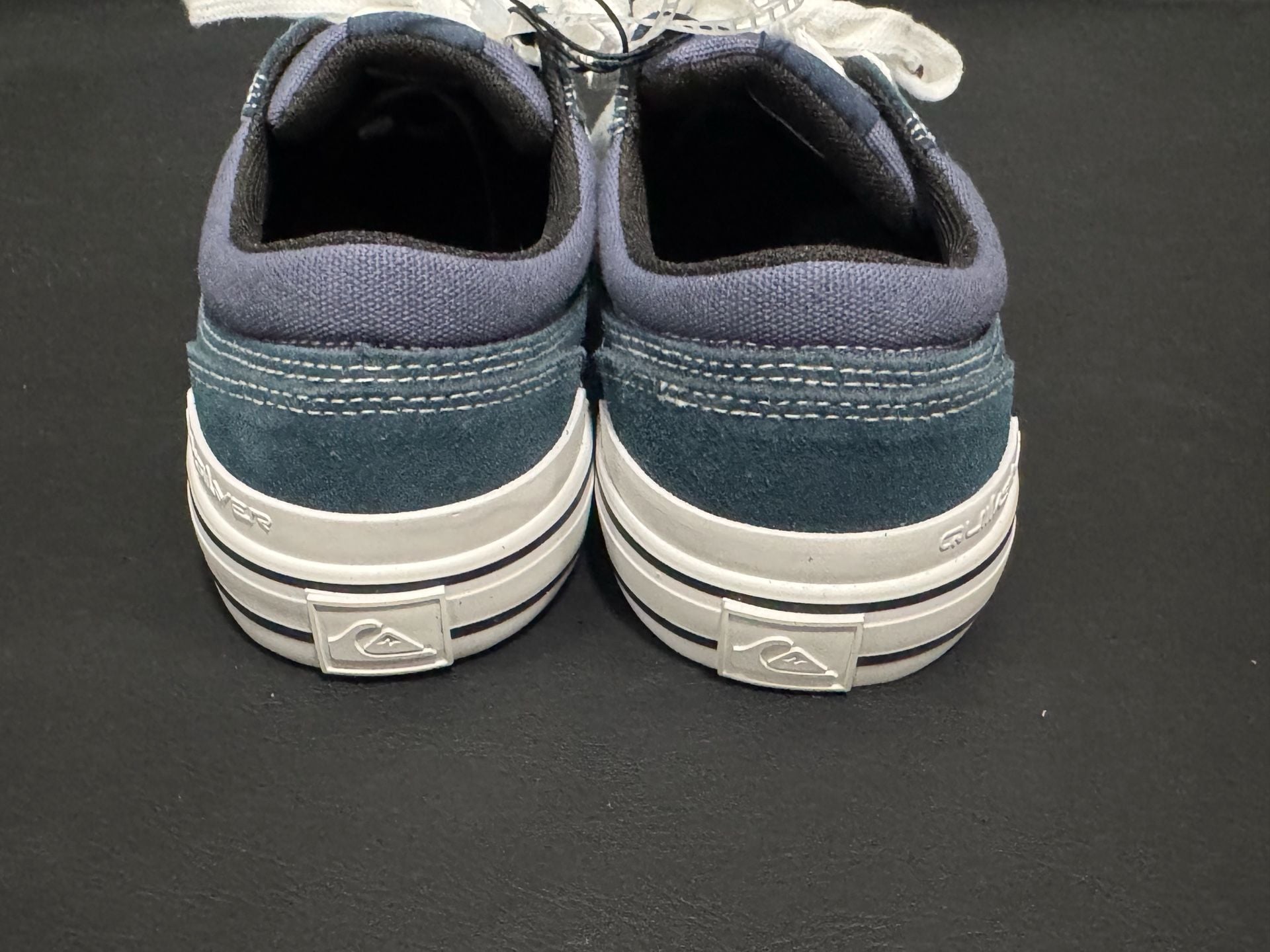 Quiksilver Aerial Shoes Size 8 Blue Leather Skate Sneakers New 6