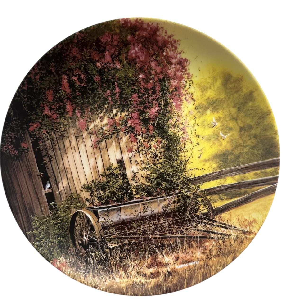 W.S. George Maurice Harvey Country Nostalgia Series Collector Plates Set of 4 5