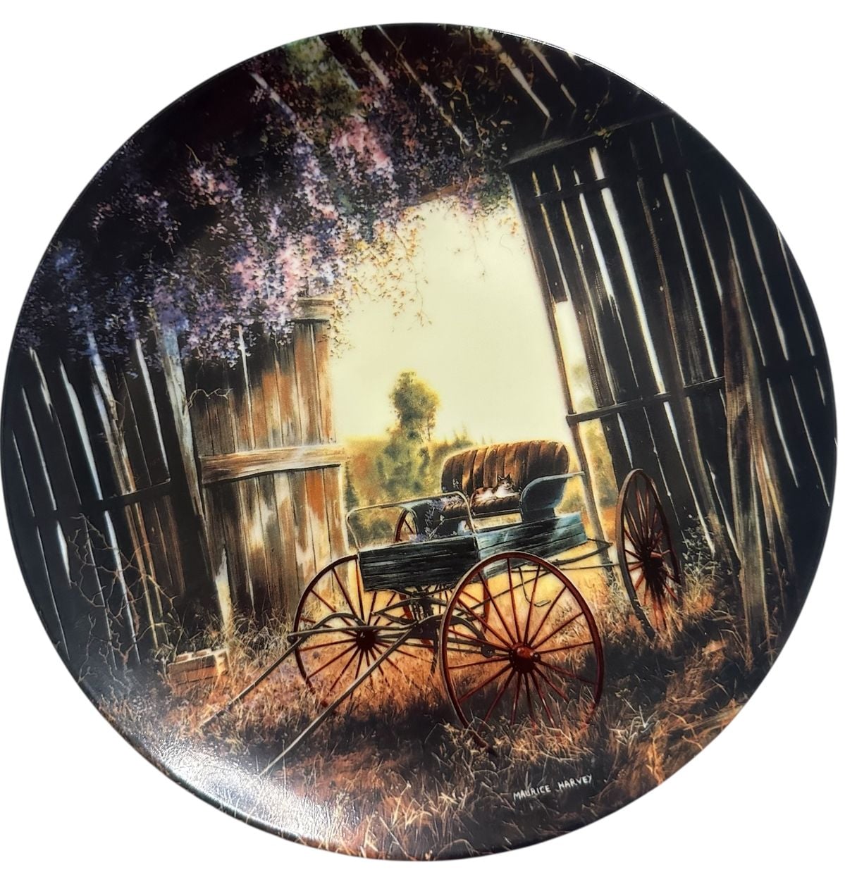 W.S. George Maurice Harvey Country Nostalgia Series Collector Plates Set of 4 6