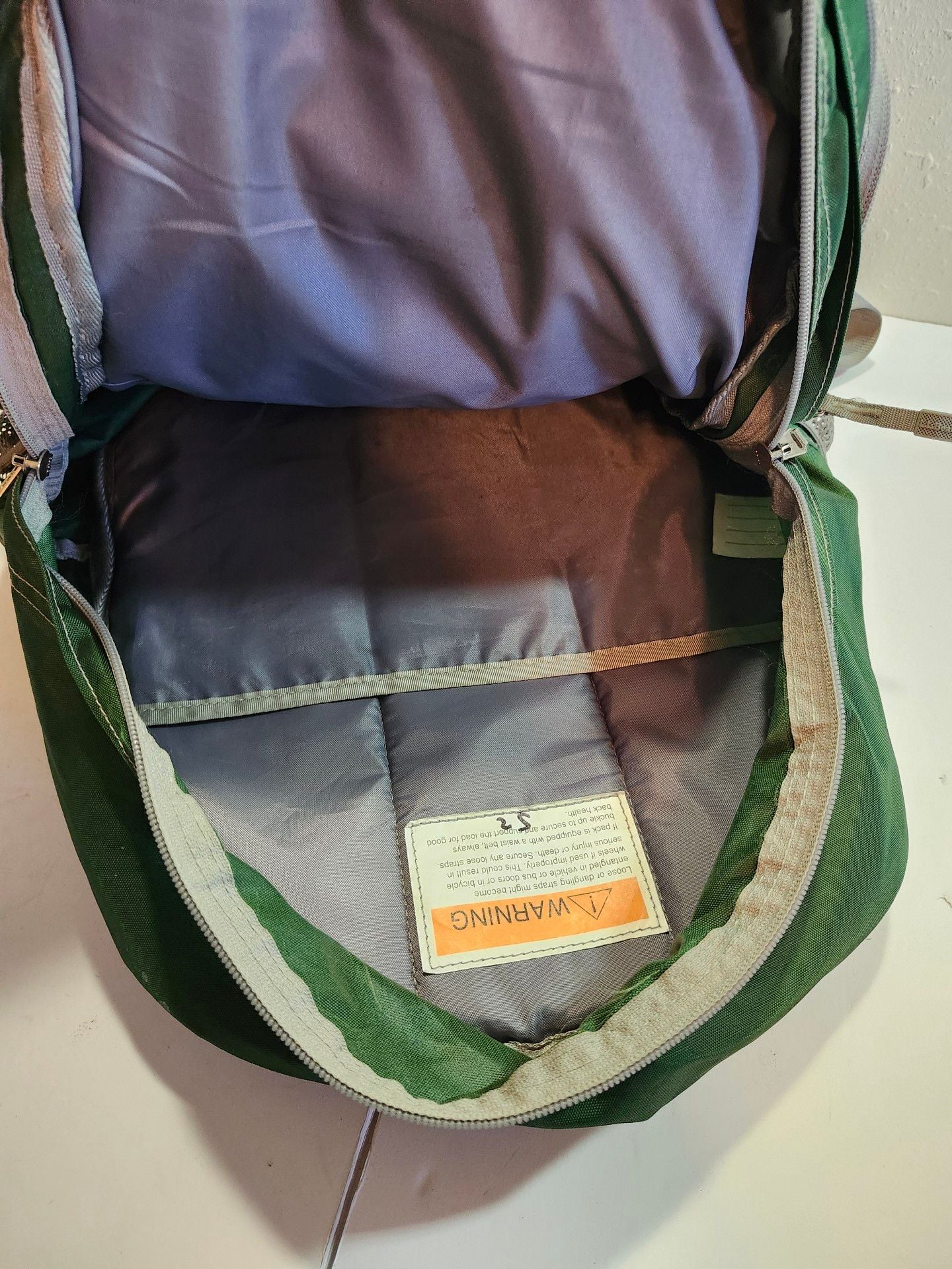 L.L. Bean Deluxe Book Pack Backpack Green 7
